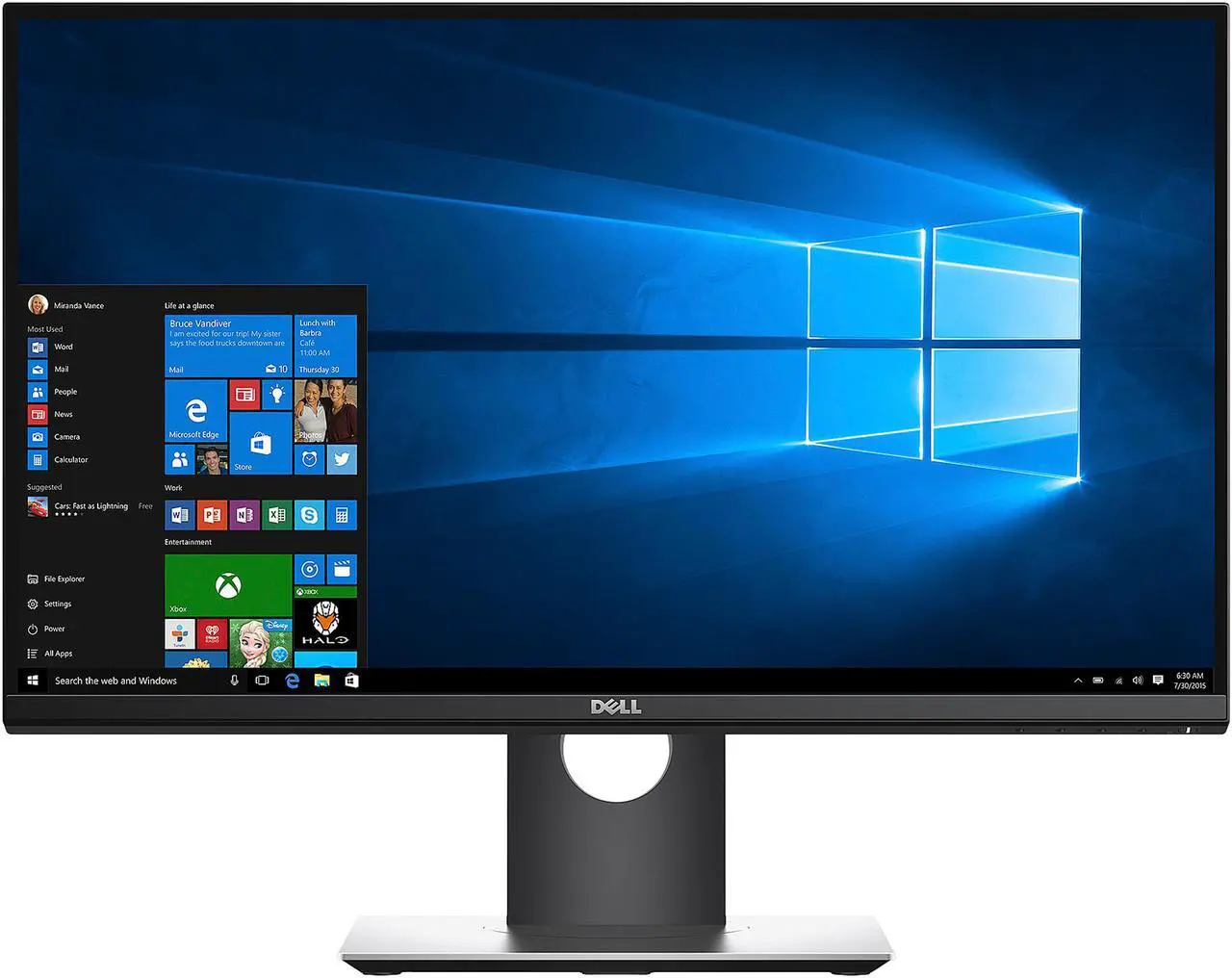 Alt view image 2 of 12 - Dell S2417DG 24" (Actual size 23.8") 2560 x 1440 2K Resolution 165Hz 1ms HDMI DisplayPort NVIDIA G-SYNC Anti-Glare LED Backlit LCD Gaming Monitor