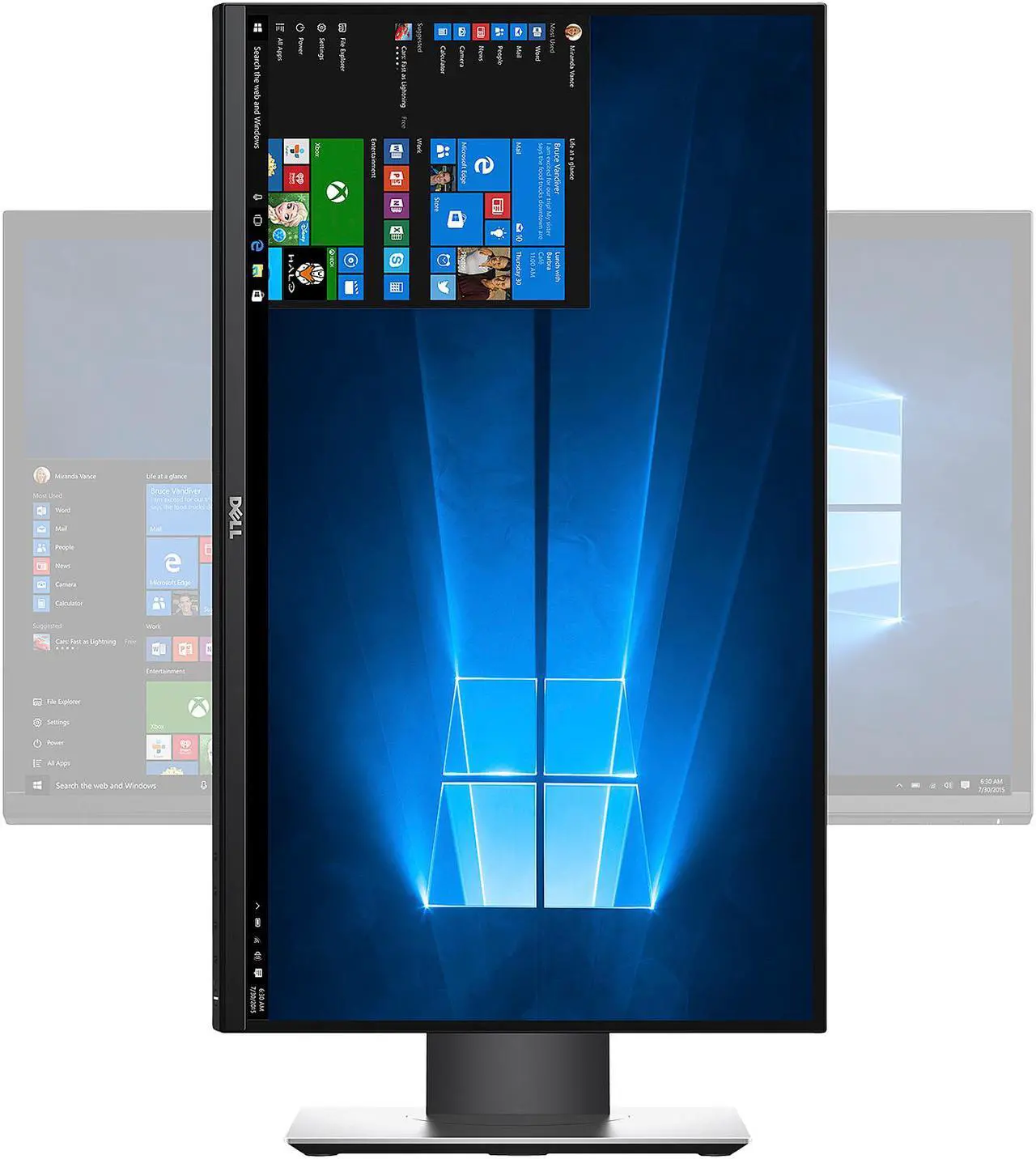 Alt view image 4 of 12 - Dell S2417DG 24" (Actual size 23.8") 2560 x 1440 2K Resolution 165Hz 1ms HDMI DisplayPort NVIDIA G-SYNC Anti-Glare LED Backlit LCD Gaming Monitor