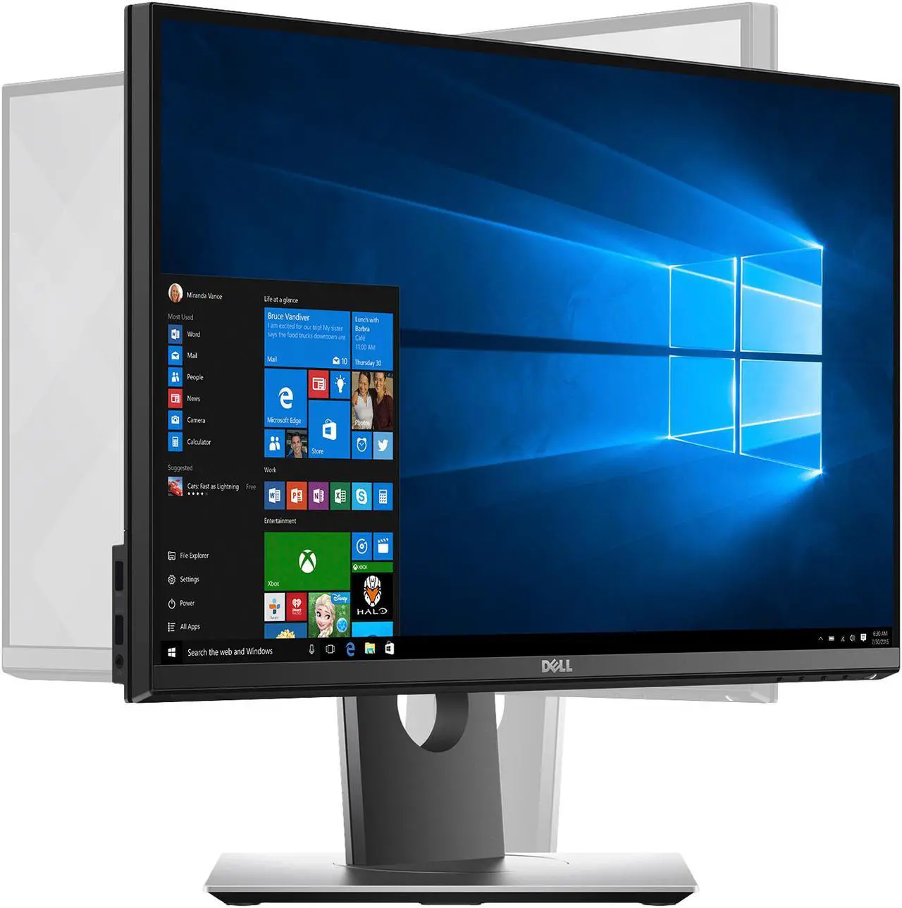 Alt view image 6 of 12 - Dell S2417DG 24" (Actual size 23.8") 2560 x 1440 2K Resolution 165Hz 1ms HDMI DisplayPort NVIDIA G-SYNC Anti-Glare LED Backlit LCD Gaming Monitor