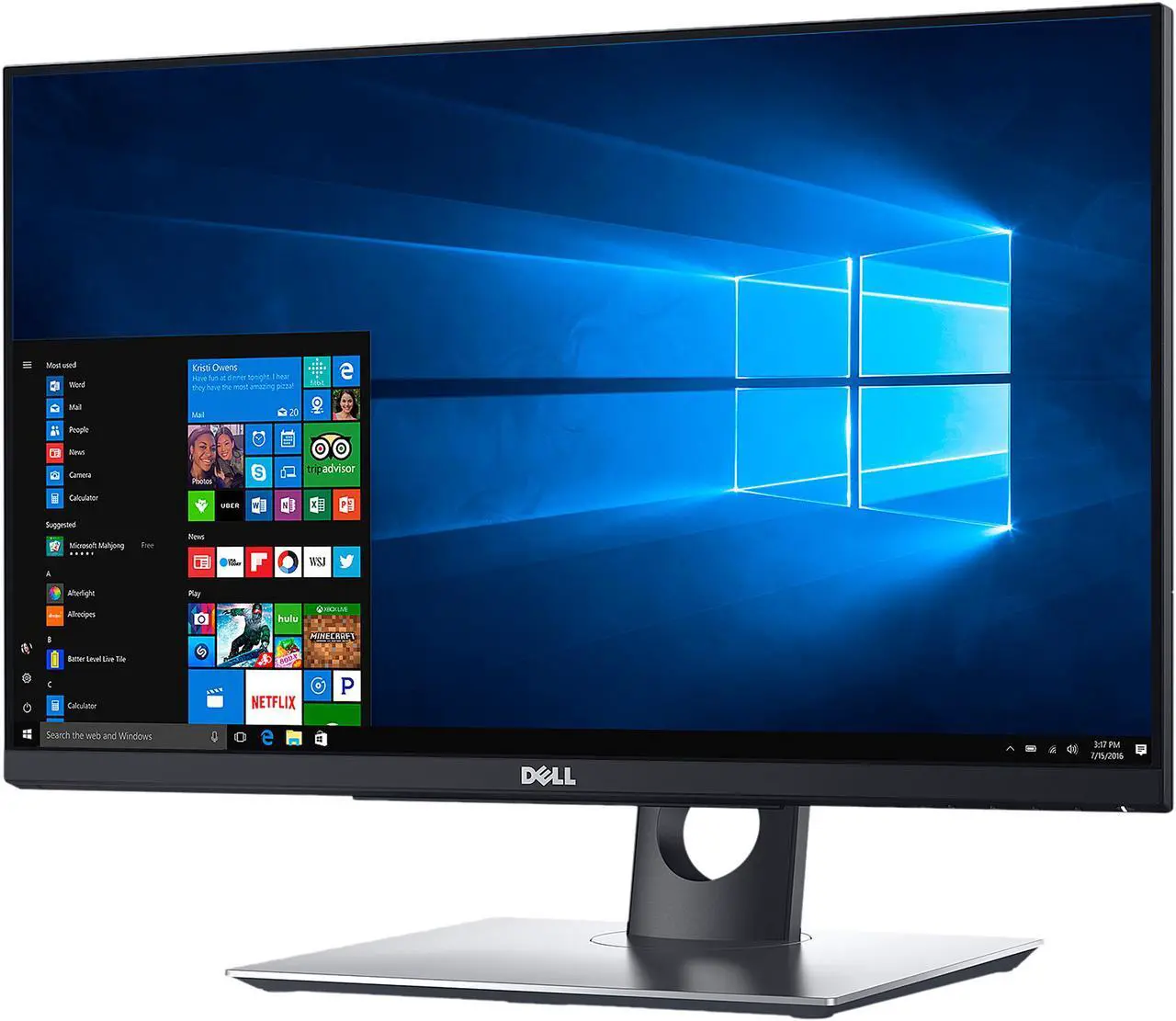 Main image of Dell P2418HT 24" Full HD 1920 x 1080 HDMI VGA DisplayPort USB Hub Anti-Glare LED Backlit IPS Touchscreen Monitor