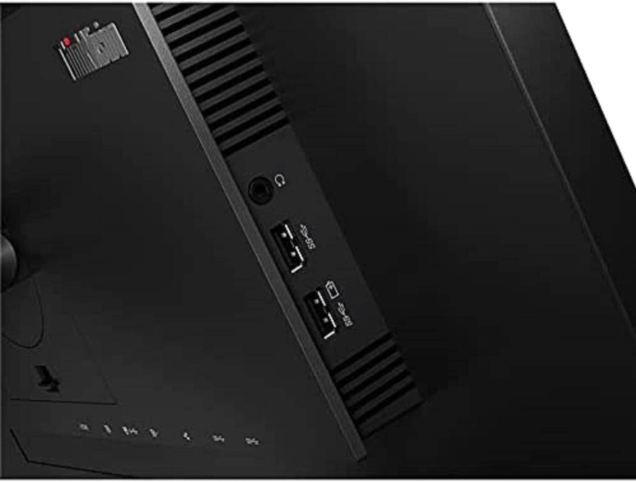 Alt view image 8 of 10 - Lenovo ThinkVision P27h-20 27" WQHD WLED LCD Monitor - 16:9 - Raven Black - 27" Class - in-Plane Switching (IPS) Technology - 2560 x 1440-16.7 Million Colors - 350 Nit Typical - 4 ms Extreme