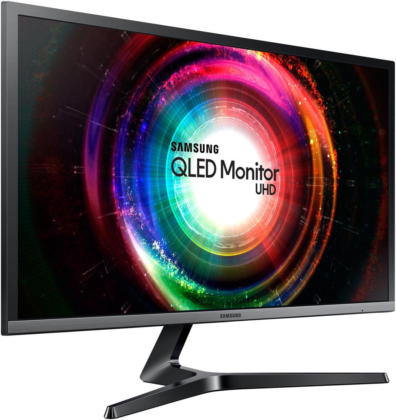 Alt view image 2 of 8 - Samsung 750 Series U28H750 28" Ultra HD 3840 x 2160 4K Resolution 1ms 2x HDMI, DisplayPort AMD FreeSync Flicker-Free QLED Gaming Monitor