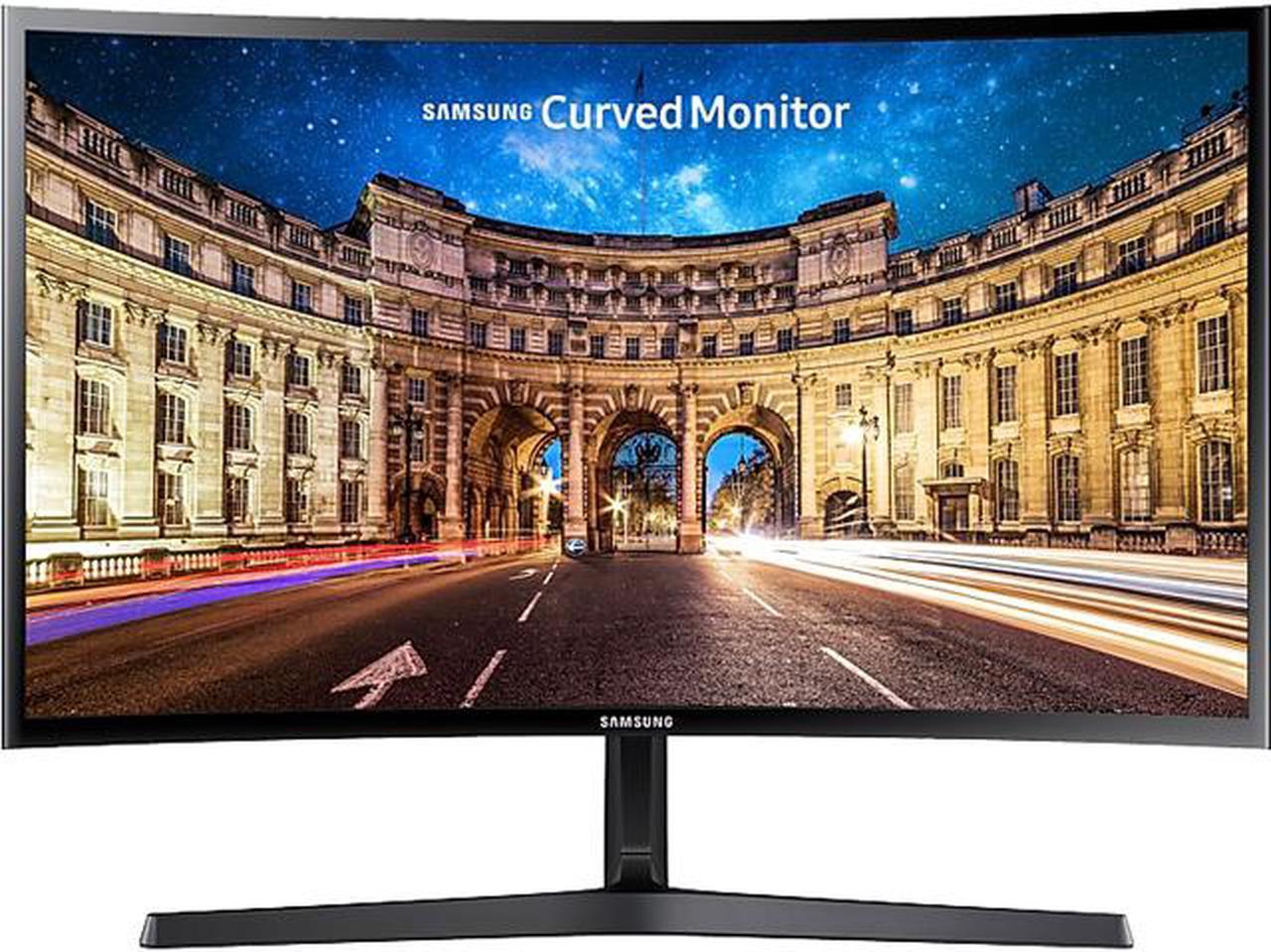 Samsung C27F396FHN 27" LED LCD Monitor - 16:9 - 4 ms - 1920 x 1080 - 16.7 Million Colors - 250 cd/m² - 3,000:1 - Full HD - HDMI - VGA - 25 W - High Glossy Black