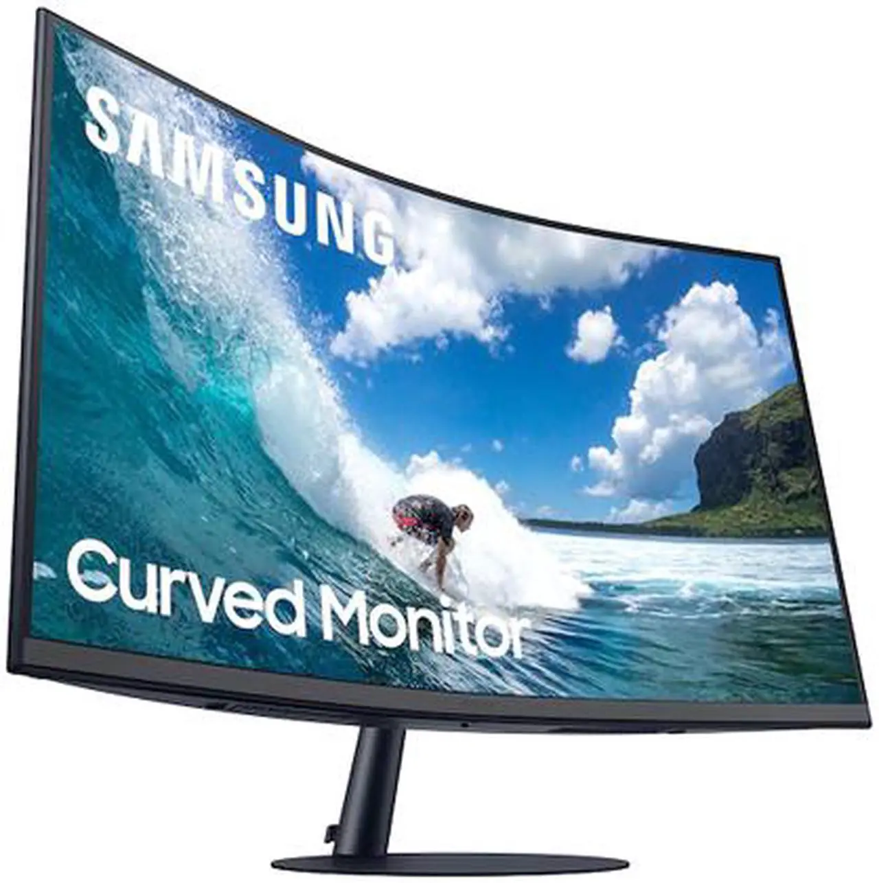 Alt view image 6 of 8 - Samsung T55 Series LC27T550FDNXZA 27" Full HD 1920 x 1080 75Hz VGA, HDMI, DisplayPort FreeSync (AMD Adaptive Sync) Curved Monitor