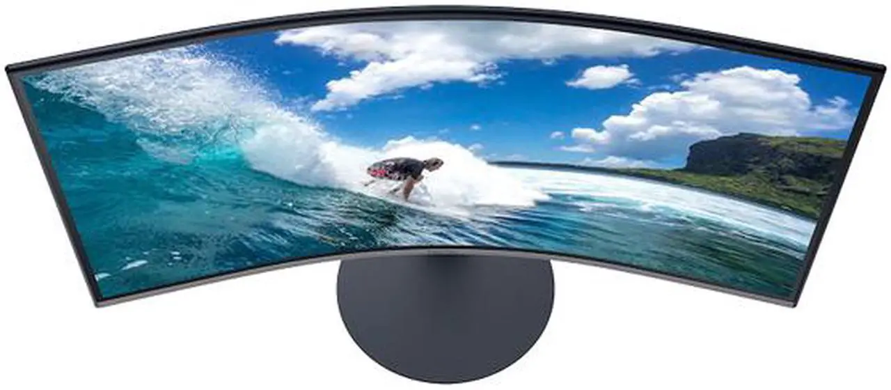 Alt view image 7 of 8 - Samsung T55 Series LC27T550FDNXZA 27" Full HD 1920 x 1080 75Hz VGA, HDMI, DisplayPort FreeSync (AMD Adaptive Sync) Curved Monitor