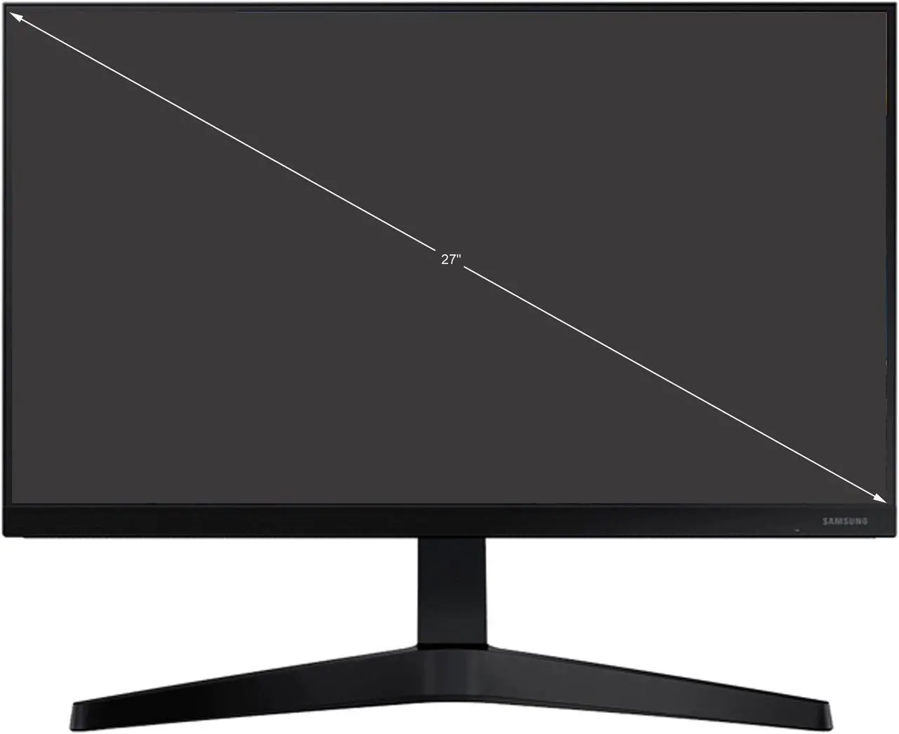 Alt view image 2 of 6 - Samsung Business T37F Series 27" FHD 1920x1080 75Hz 5ms IPS, HDMI, Display Port, VESA Compatible Display Monitor, LF27T374FWNXGO