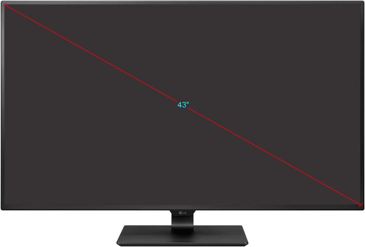 Alt view image 9 of 9 - LG 43MU79-B Matte Black 43" (42.51" Diagonal) UHD 3840 x 2160 4K Monitor, 350 cd/m2, HDMI, DisplayPort, USB Type-C, Tilt, VESA Compatible