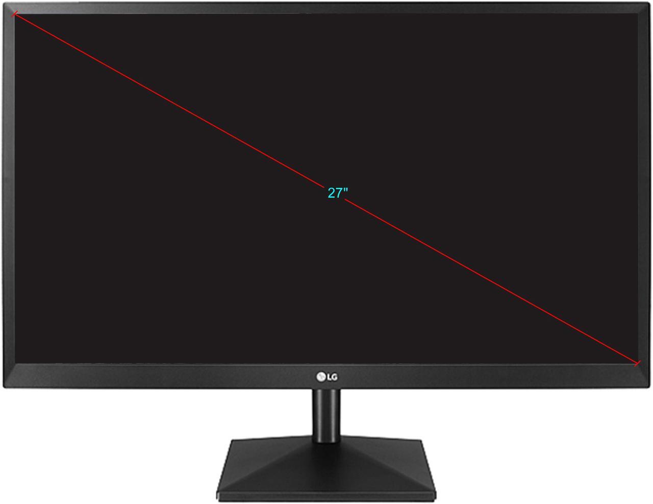 Alt view image 2 of 8 - LG 27BK400H-B 27" Full HD 1920 x 1080 75Hz HDMI VGA AMD FreeSync Flicker Free HDCP Support Anti-Glare Backlit LED LCD Monitor