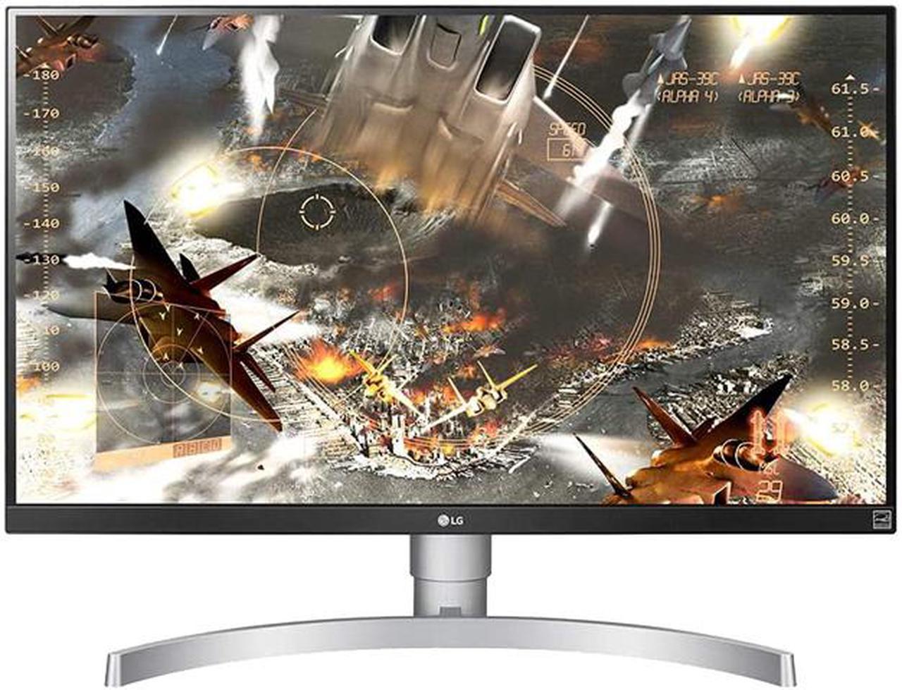 LG 27UL650-W 27" UHD (3840 x 2160) IPS Monitor DisplayHDR 400 FreeSync Height Adjustable Stand 2x HDMI DisplayPort