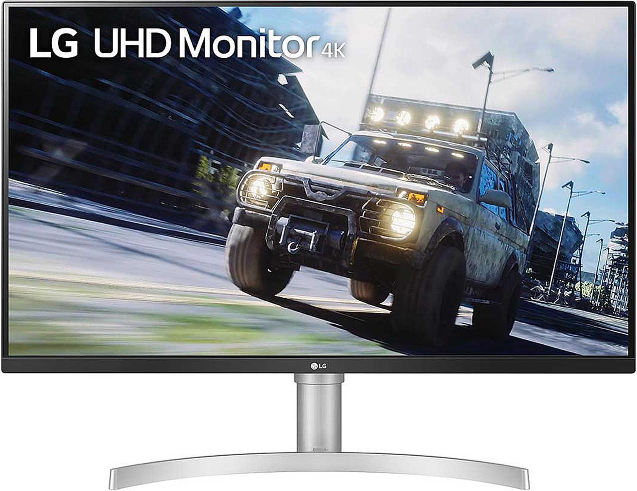 LG 32UN550-W 32" Monitor UHD 3840 x 2160 4K HDR10 HDMI DisplayPort AMD FreeSync Tilt/Height Adjust