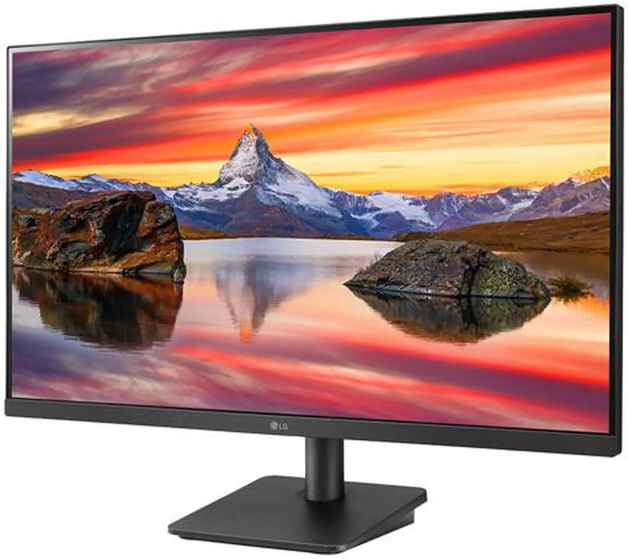 Alt view image 3 of 10 - LG 27" 3-Side Borderless Monitor 27MP400-B 1920 x 1080 Full HD IPS 75Hz HDMI D-Sub FreeSync VESA Tilt Adjust