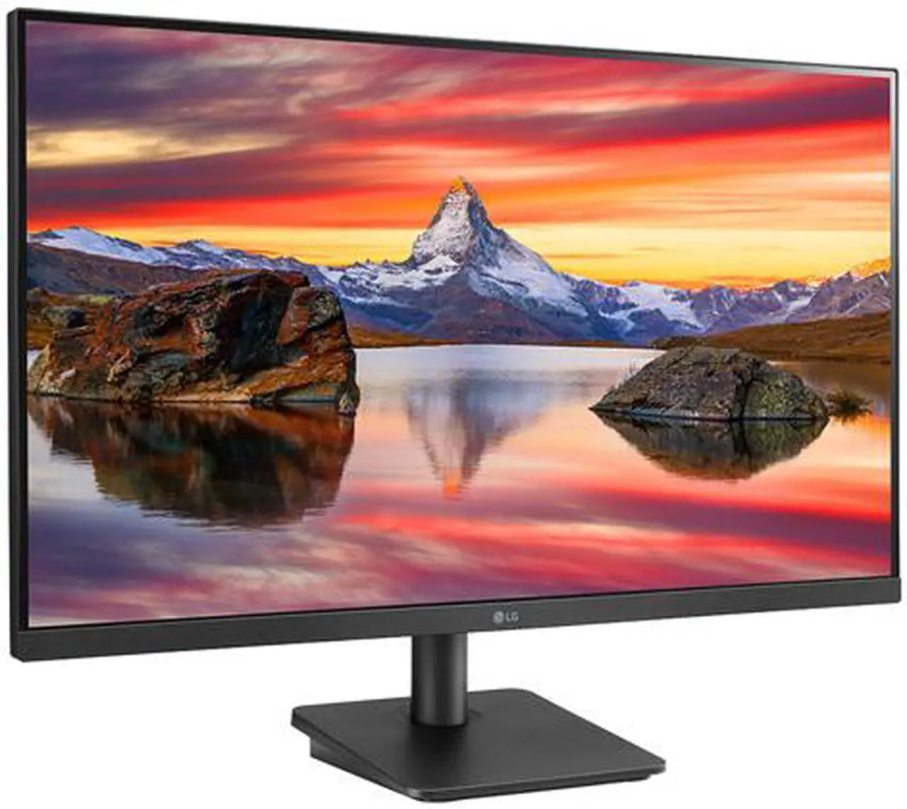 Alt view image 4 of 10 - LG 27" 3-Side Borderless Monitor 27MP400-B 1920 x 1080 Full HD IPS 75Hz HDMI D-Sub FreeSync VESA Tilt Adjust