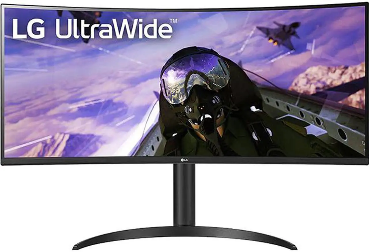 Main image of LG 34BP65C-B 34" UWQHD 3440 x 1440 Curved Screen LED LCD Monitor 21:9 160Hz FreeSync VA Monitor