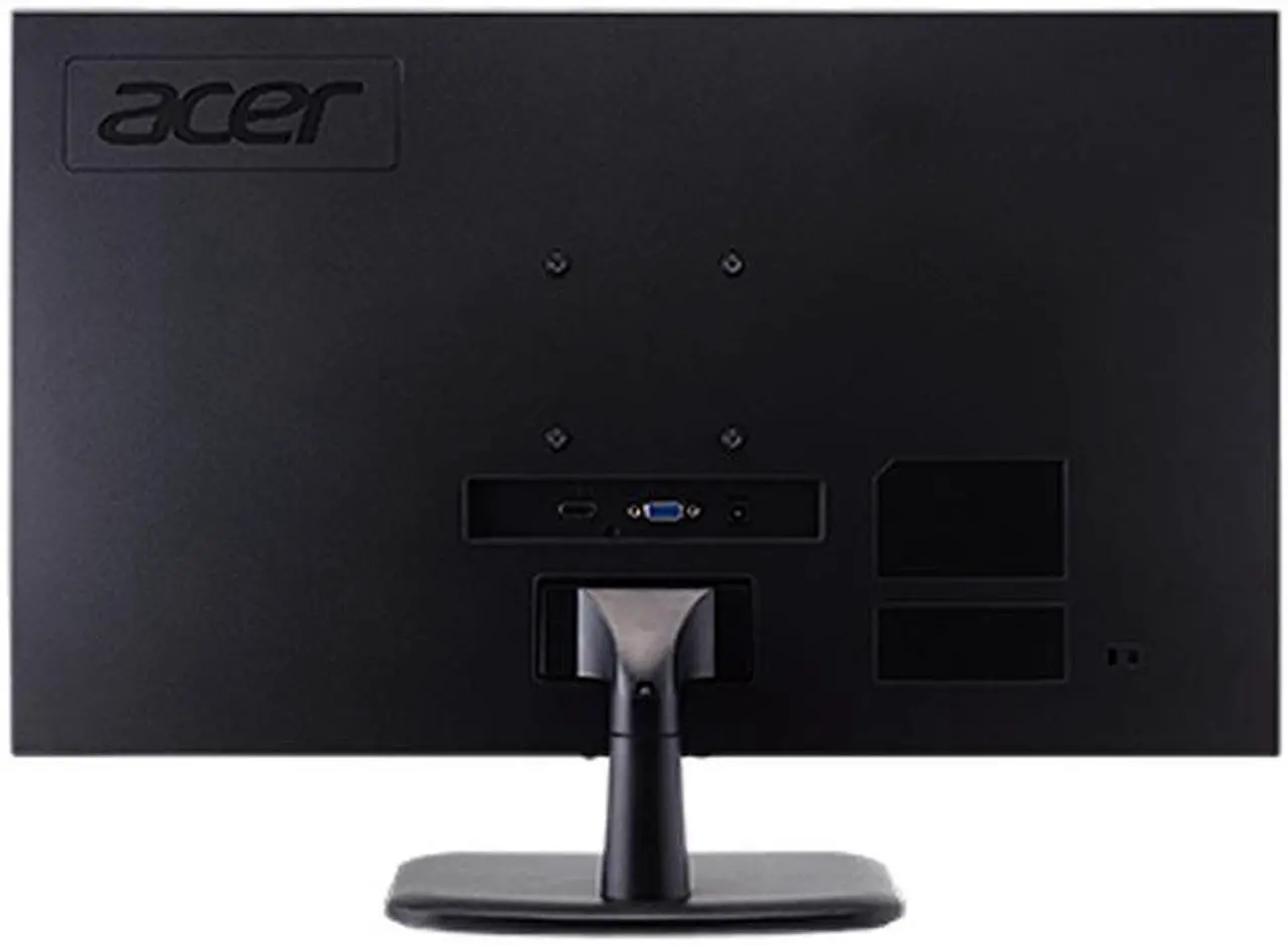 Alt view image 4 of 4 - Acer EK240Y C 23.8" Full HD LED LCD Monitor - 16:9 - Black - Vertical Alignment (VA) - 1920 x 1080 - 16.7 Million Colors - FreeSync (HDMI) - 250 Nit - 5 ms - 75 Hz Refresh Rate - HDMI - VGA