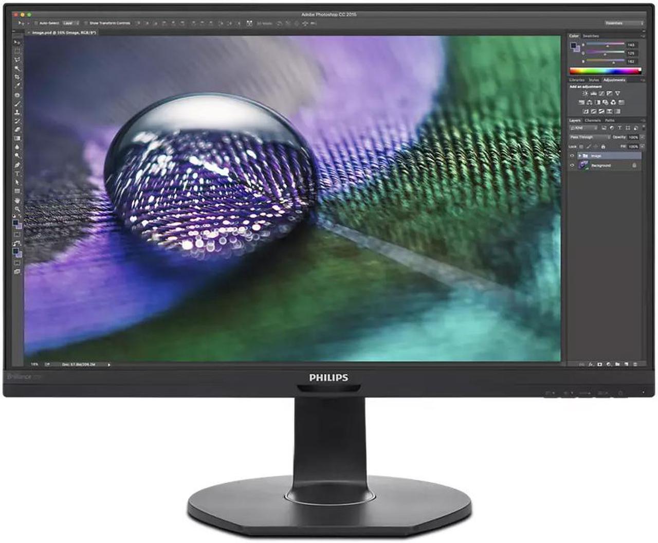 Main image of PHILIPS 27" 60 Hz IPS UHD IPS Monitor 5 ms (Gray to Gray) HDMI, DisplayPort, USB, Audio Flat Panel 272P7VUBNB