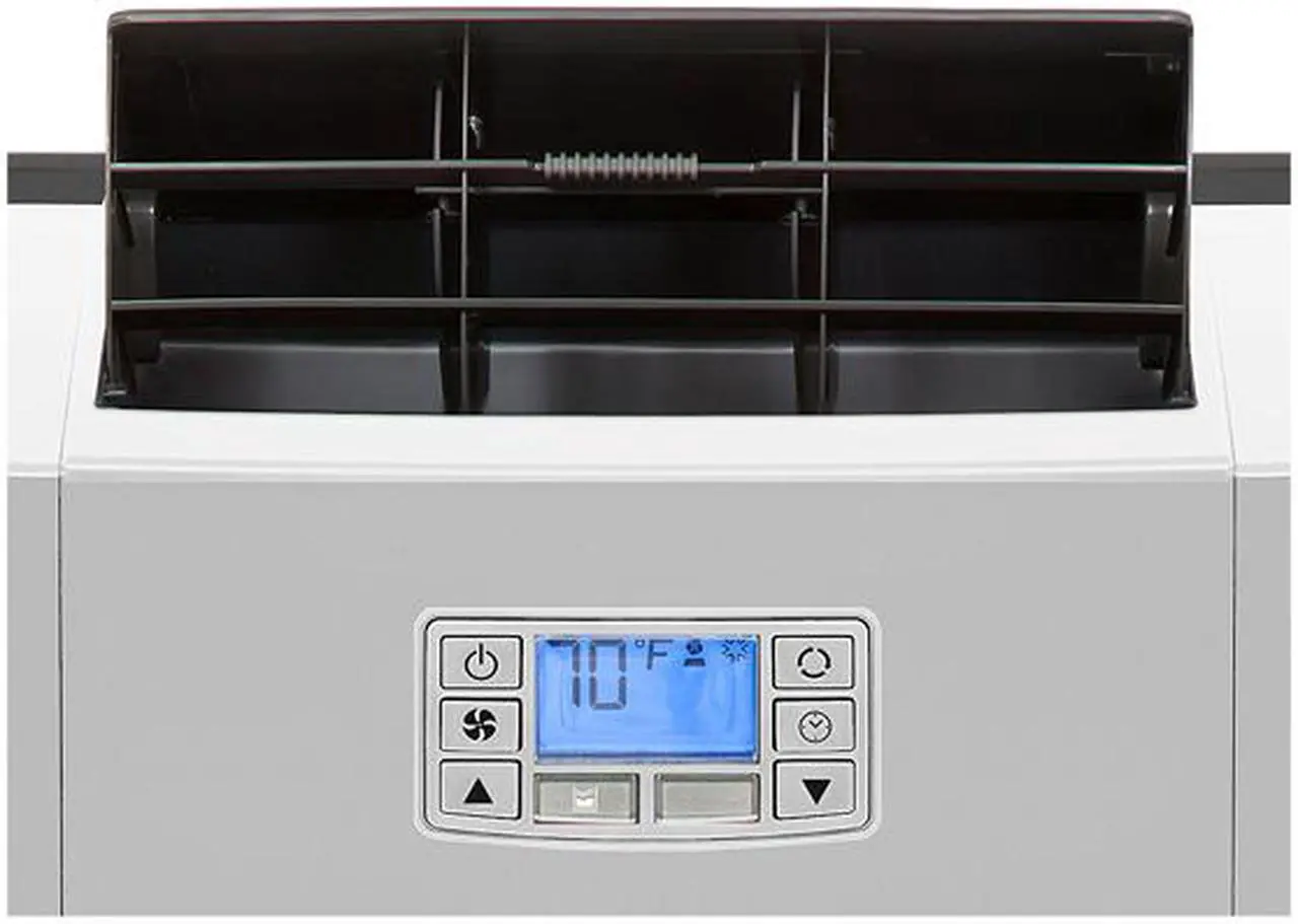 Alt view image 6 of 10 - Whynter ARC-122DHP 12000 BTU Dual Hose Digital Portable Air Condtiioner with Heat DrainPump - Silver