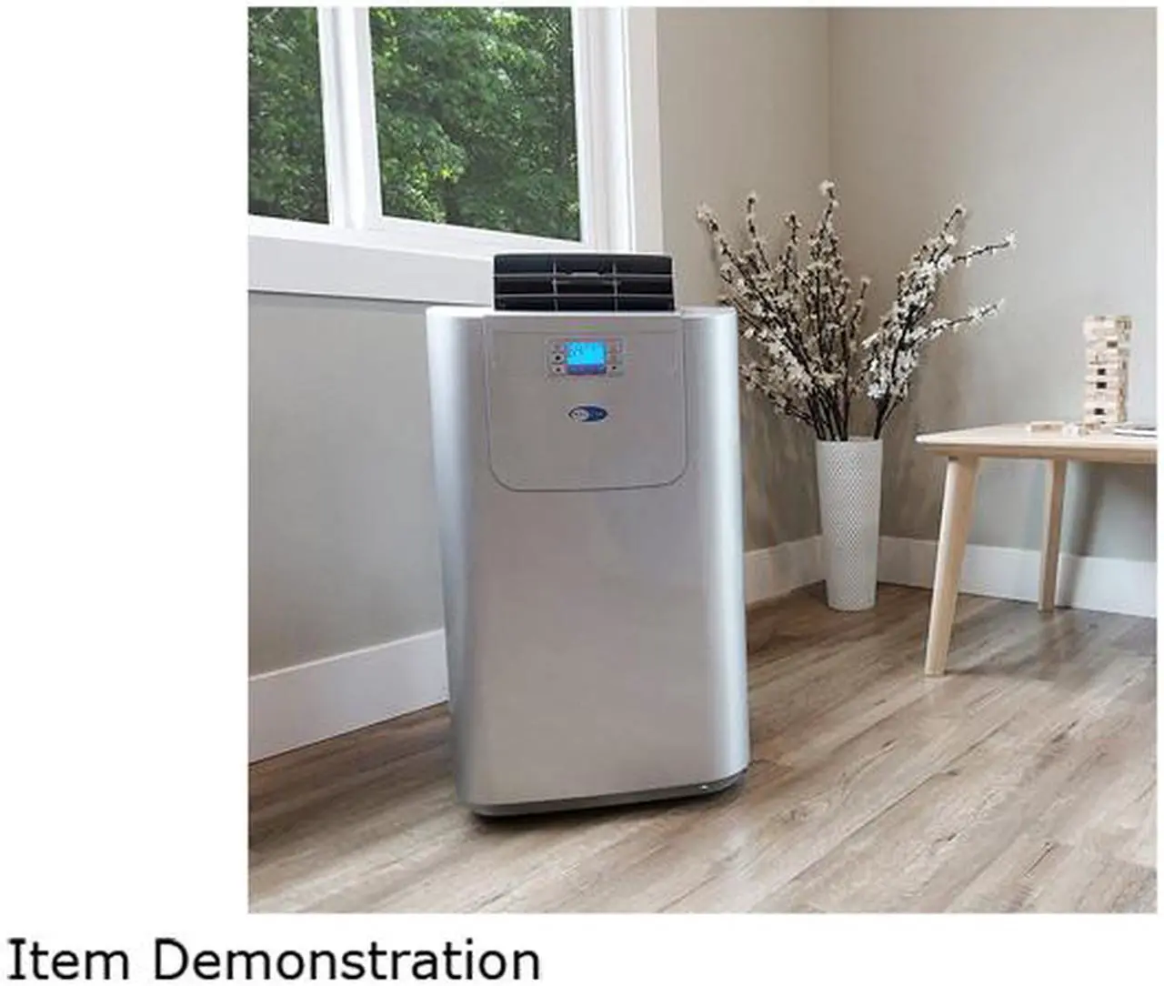 Alt view image 10 of 10 - Whynter ARC-122DHP 12000 BTU Dual Hose Digital Portable Air Condtiioner with Heat DrainPump - Silver