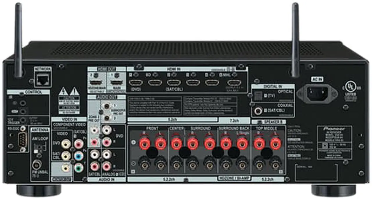 Alt view image 2 of 2 - Pioneer Elite VSX-90 7.2-Channel Network A/V Receiver