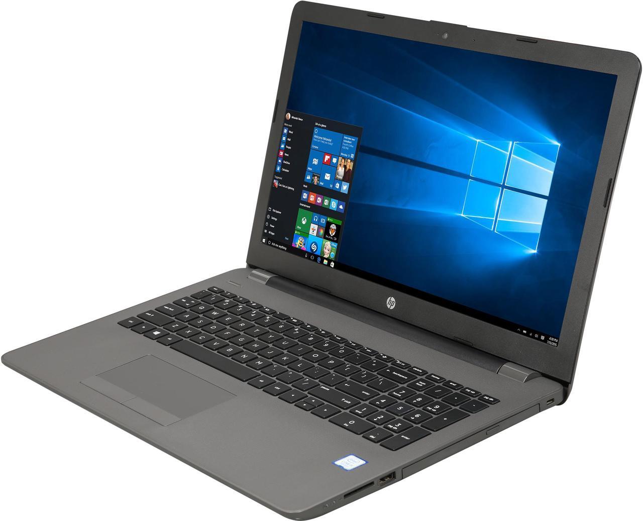 Main image of HP Laptop Intel Core i5-7200U 8GB Memory 256 GB SSD Intel HD Graphics 620 15.6" Non-Touch Screen Windows 10 Pro 64-bit 250 G6 (1NW57UT#ABA)