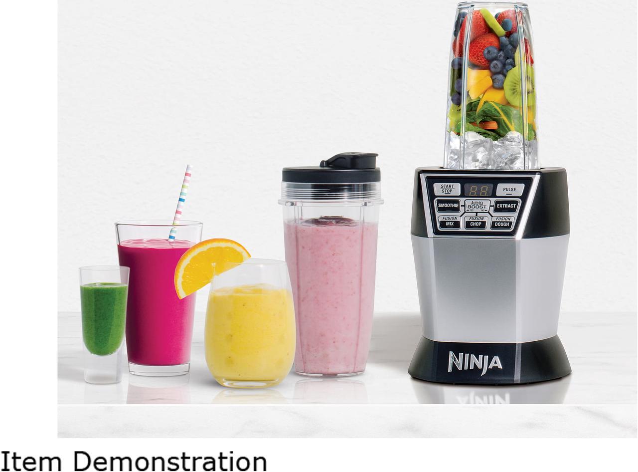 Alt view image 4 of 6 - Ninja NN101 Nutri Bowl DUO with Auto-iQ Boost Blender - Black & Silver