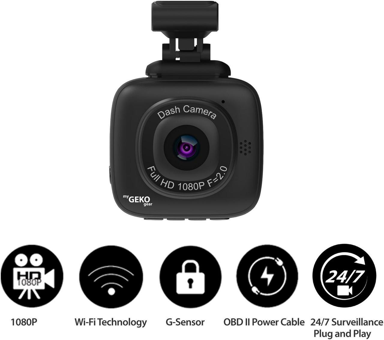 Alt view image 2 of 5 - GekoGear Orbit 500 Wi-Fi Dash Cam | 1080p Full HD Camera