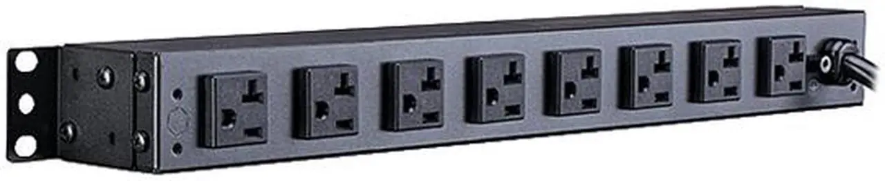 Alt view image 3 of 4 - 20A METERED PDU 1U 10 OUT 5-20R