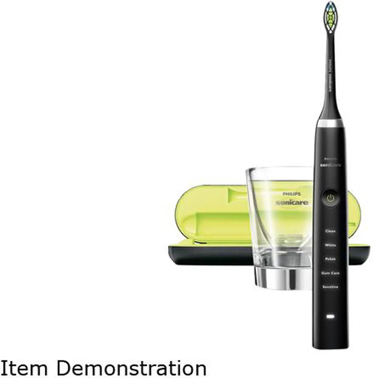 Main image of Philips Sonicare HX9352/04 DiamondClean Rechargeable sonic toothbrush 5 modes with Charging Glass and USB Charging Travel Case –Black Edition