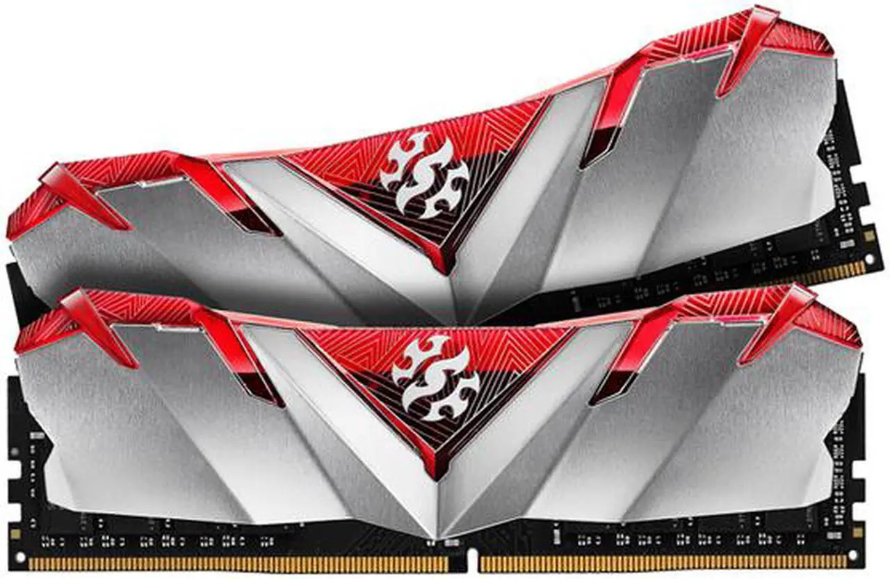 Alt view image 3 of 6 - XPG GAMMIX D30 Desktop Memory: 32GB (2x16GB) DDR4 3200MHz CL16 Red