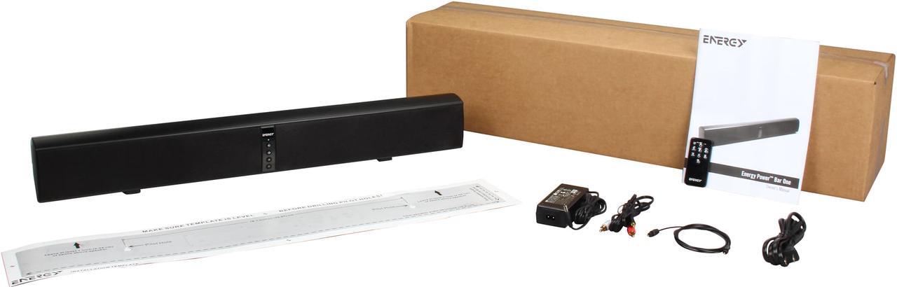 Alt view image 6 of 6 - Energy Power Bar One All-In-One Sound Bar w/ Built-in Subwoofer