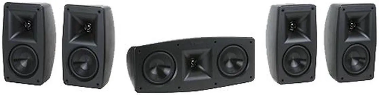 Alt view image 2 of 8 - Klipsch - Quintet V 5.0-Channel Home Theater System - Black