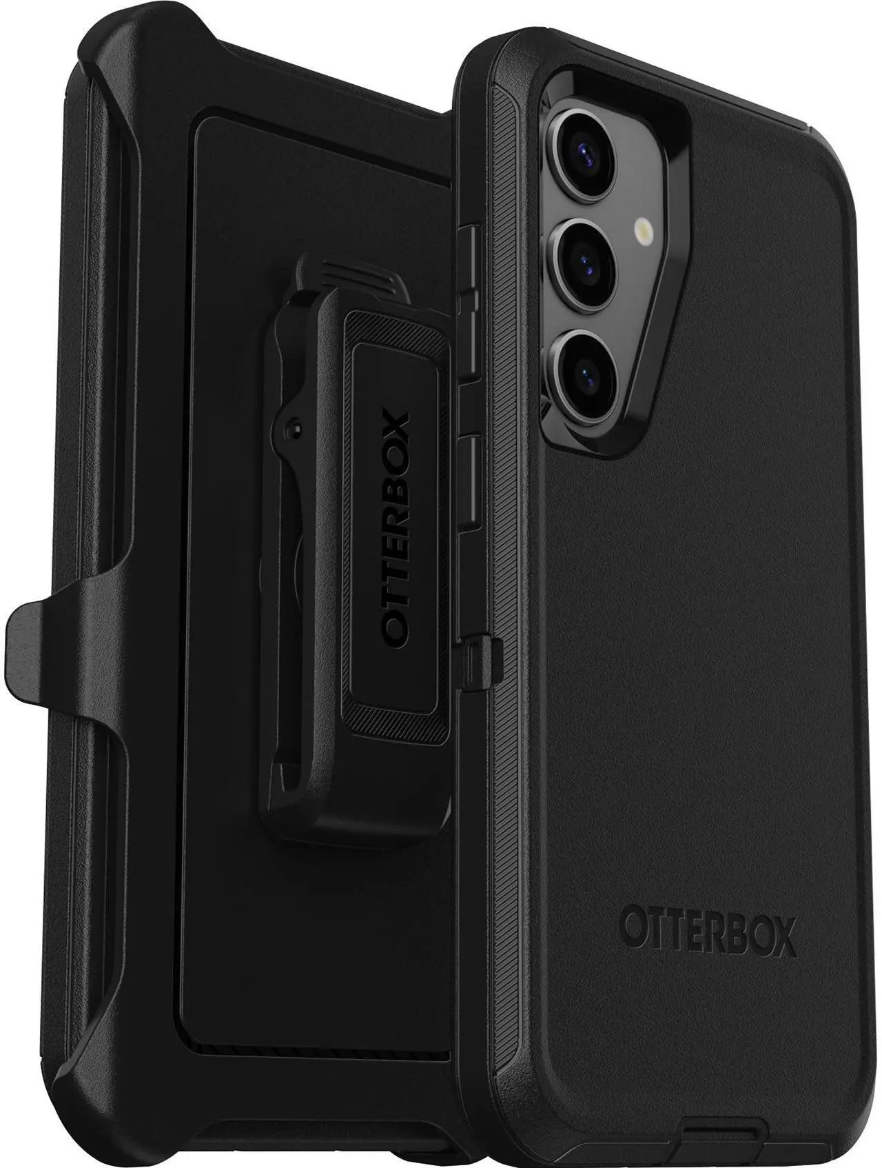 Main image of OtterBox Defender Series Cell Phone Case for Samsung Galaxy S24 - Black