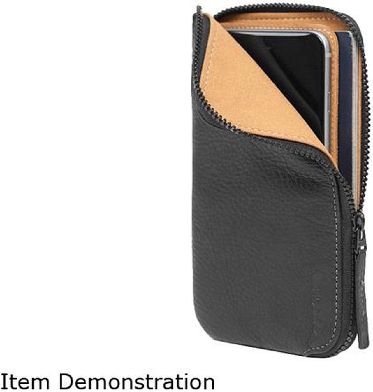 Main image of Incase Leather Zip Wallet for iPhone 6 Plus Smartphone, Black #ES89072
