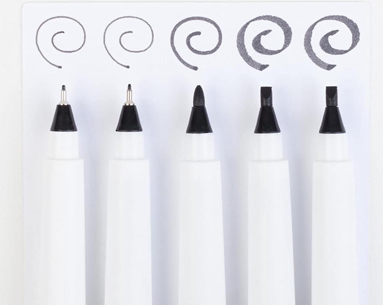 Alt view image 2 of 3 - Cricut Explore Multi Pen Set Black | 5 Pens 2002948