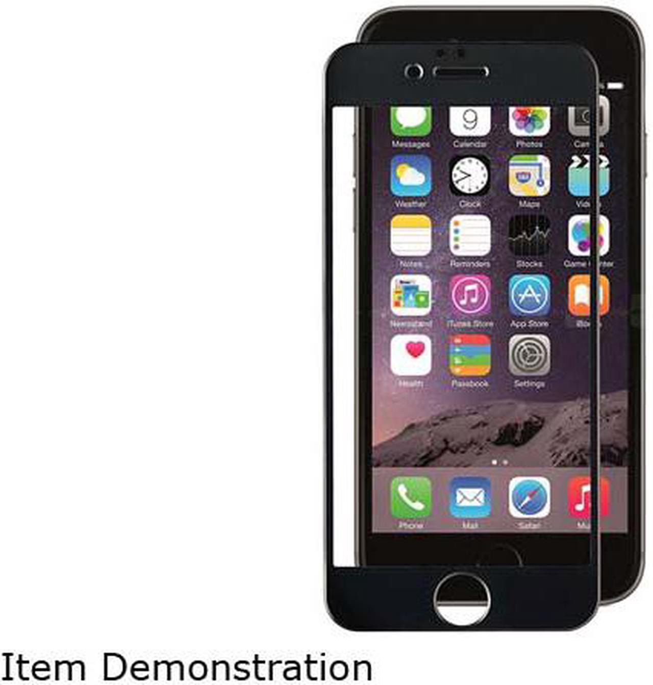 Phantom Glass for iPhone 6/6s Plus - Black - Edge-to-Edge