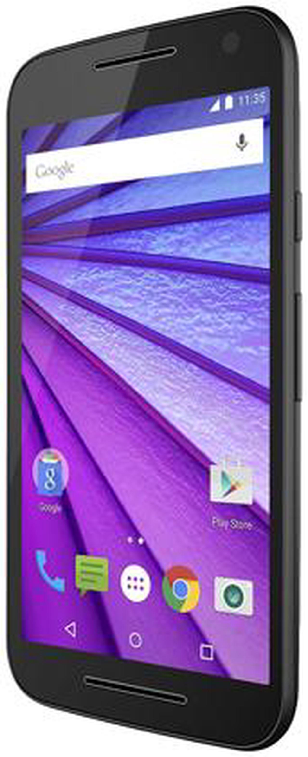 Alt view image 2 of 8 - Motorola Moto Smartphone G 3rd Gen XT1540 16 GB 4G LTE Cell Phone 5" 2 GB RAM  (Unlocked, Black)