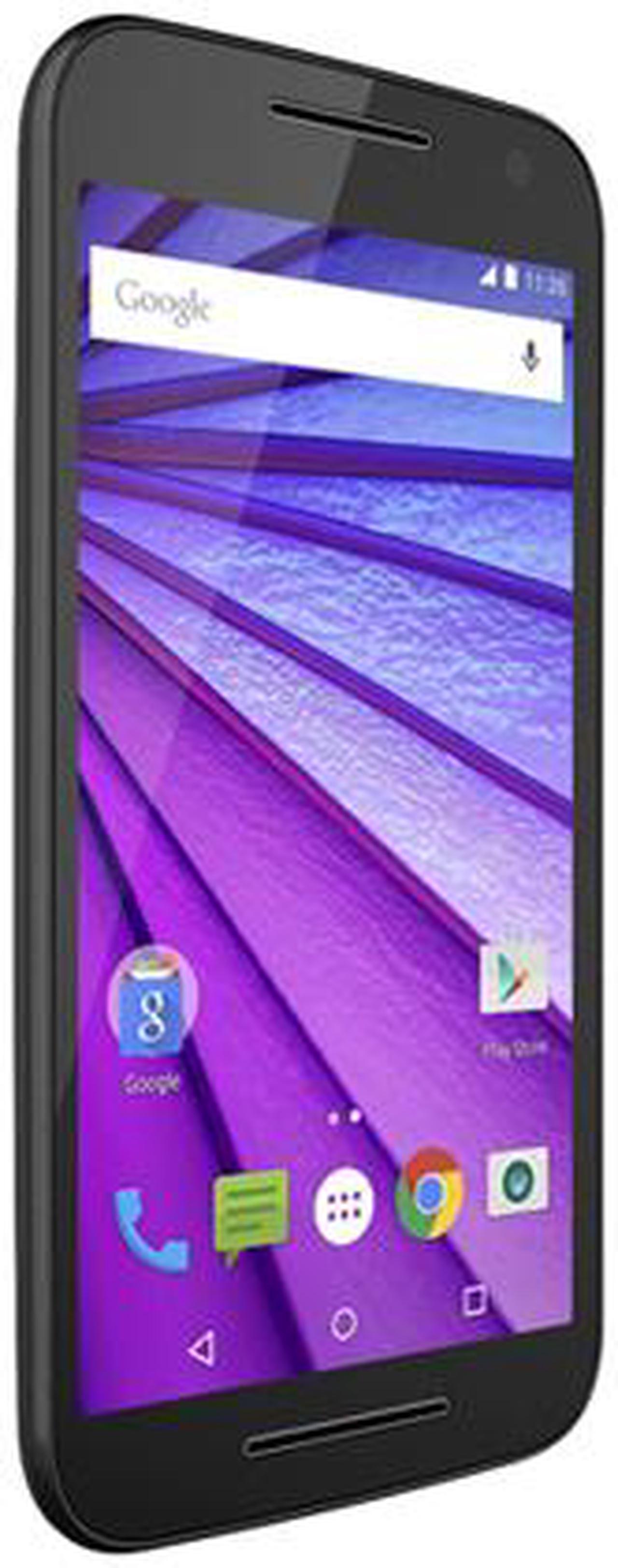 Alt view image 3 of 8 - Motorola Moto Smartphone G 3rd Gen XT1540 16 GB 4G LTE Cell Phone 5" 2 GB RAM  (Unlocked, Black)