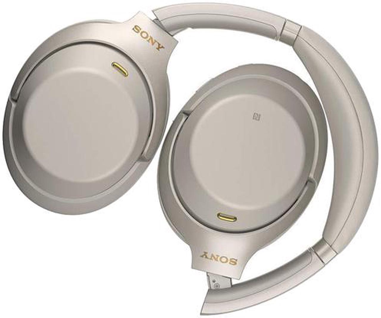 Alt view image 4 of 11 - Sony WH-1000XM3/S Wireless Industry-Leading Noise-Cancelling Over-Ear Headphones (Silver)