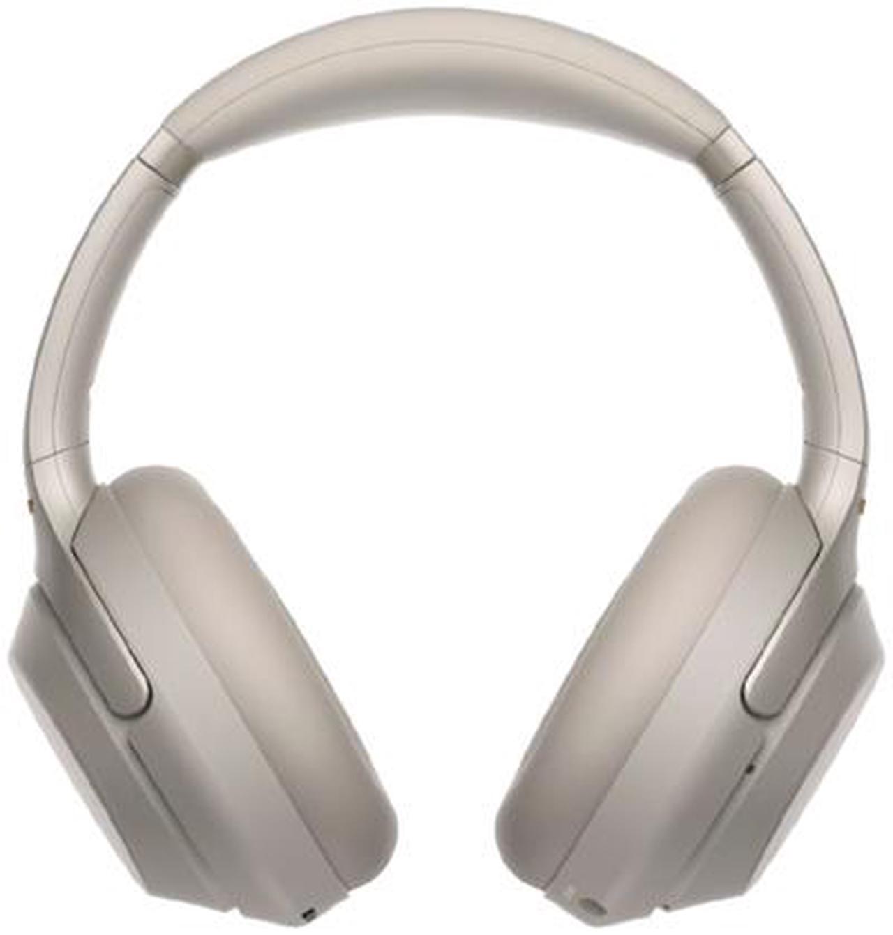 Alt view image 3 of 11 - Sony WH-1000XM3/S Wireless Industry-Leading Noise-Cancelling Over-Ear Headphones (Silver)