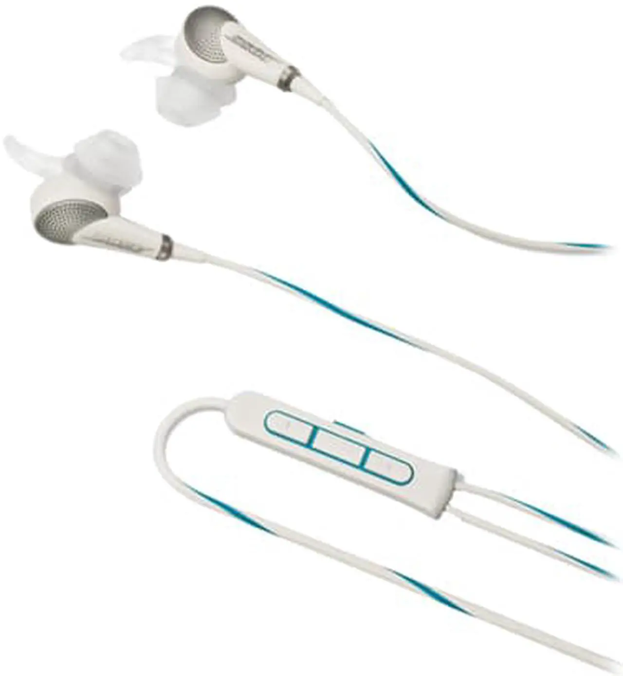 Alt view image 2 of 6 - Bose Quiet Comfort 20 Acoustic Noise Cancelling Headphones-White-iOS Devices