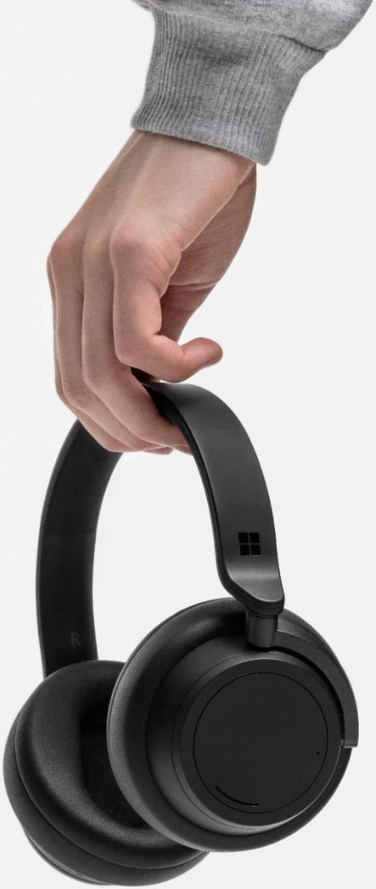 Alt view image 5 of 10 - Microsoft - Surface Headphones 2 - Wireless Noise Cancelling Over-the-Ear with Cortana - Matte Black