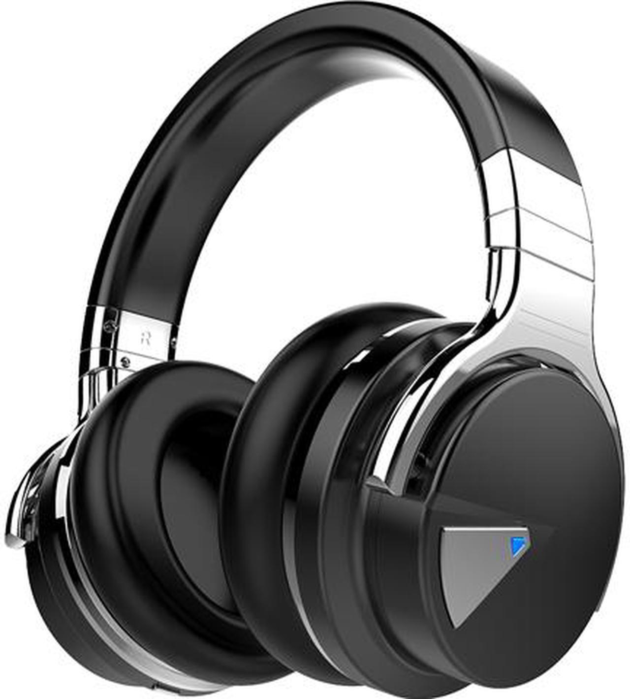 Main image of COWIN E7 Wireless Over-Ear Active Noise Cancelling Headphones with Microphone - Black(Renewed)