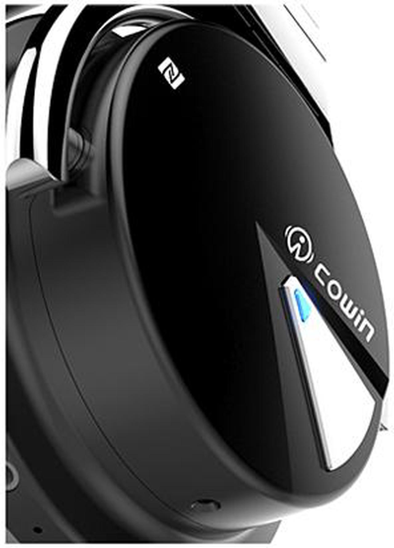 Alt view image 4 of 4 - COWIN E7 Wireless Over-Ear Active Noise Cancelling Headphones with Microphone - Black(Renewed)