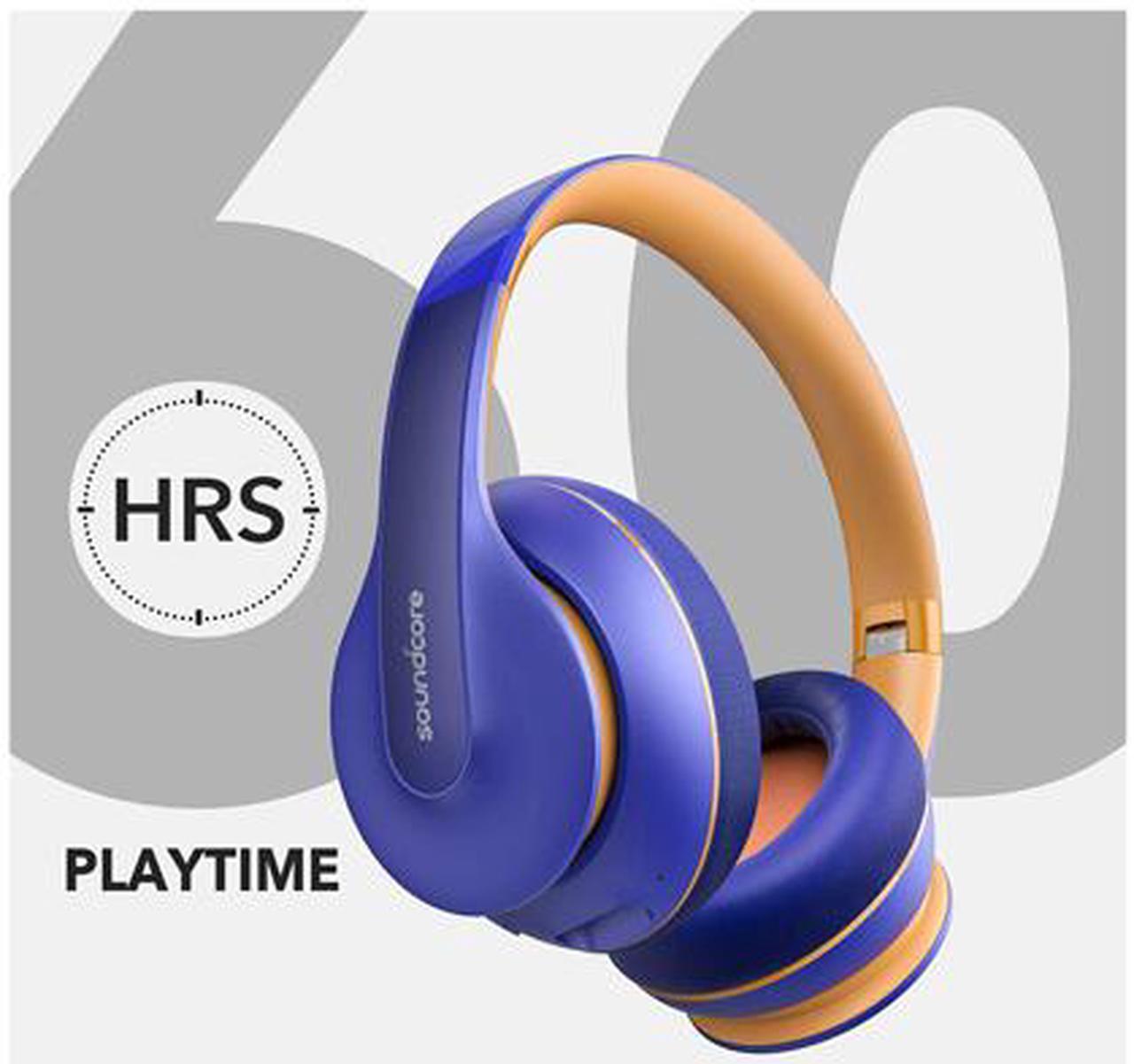 Alt view image 4 of 5 - Anker Soundcore Life Q10 Wireless Bluetooth Headphones, Over Ear and Foldable, Hi-Res Certified Sound, 60-Hour Playtime and Fast USB-C Charging, Deep Bass, Aux Input