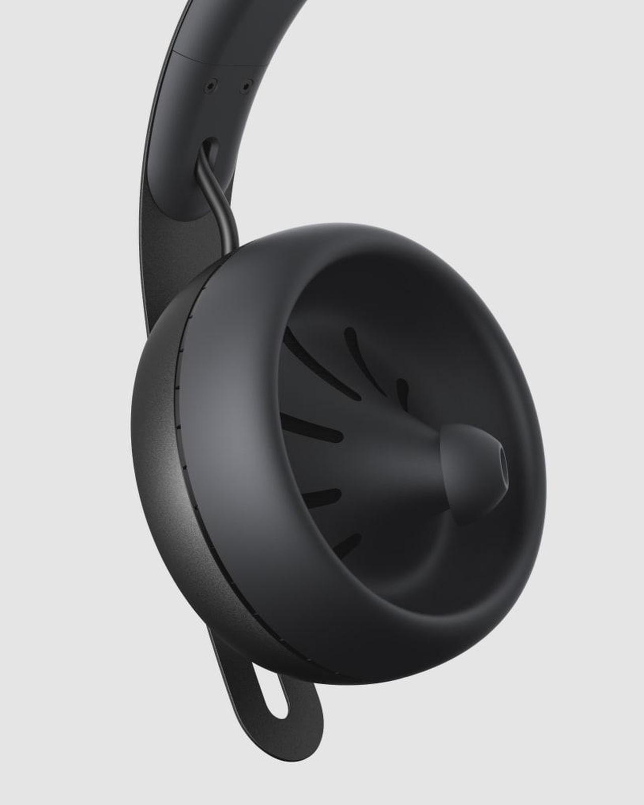Alt view image 4 of 7 - Nura - Nuraphone 100B ANC Wireless Bluetooth Over Ear Headphones with Earbuds-Black