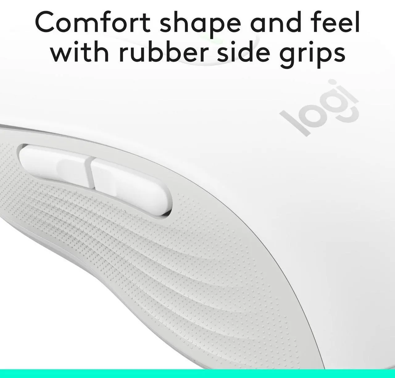 Alt view image 8 of 10 - Logitech Signature M650 Wireless Mouse - For Small to Medium Sized Hands, 2-Year Battery, Silent Clicks, Customizable Side Buttons, Bluetooth, for PC/Mac/Multi-Device/Chromebook