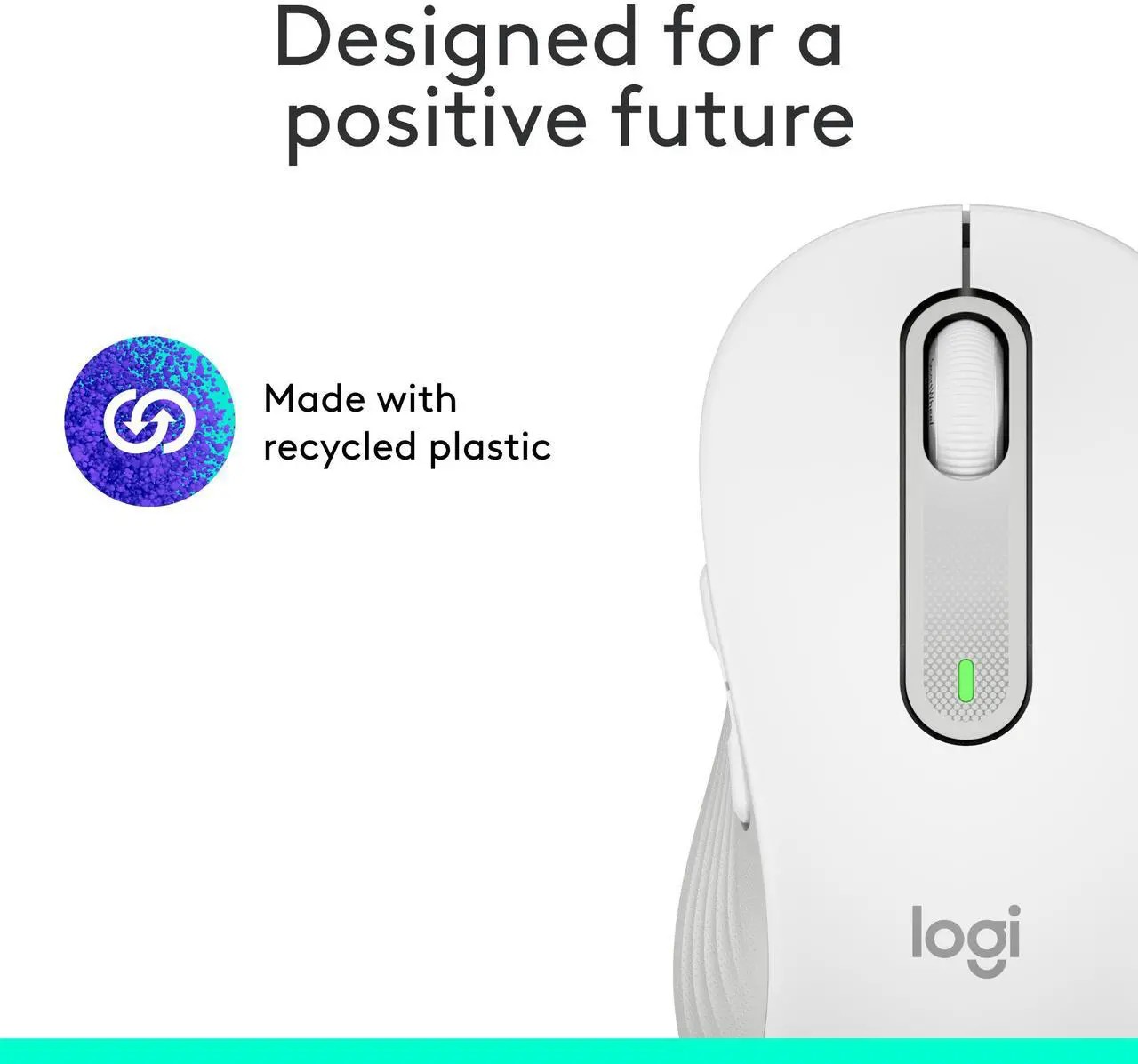 Alt view image 10 of 10 - Logitech Signature M650 Wireless Mouse - For Small to Medium Sized Hands, 2-Year Battery, Silent Clicks, Customizable Side Buttons, Bluetooth, for PC/Mac/Multi-Device/Chromebook