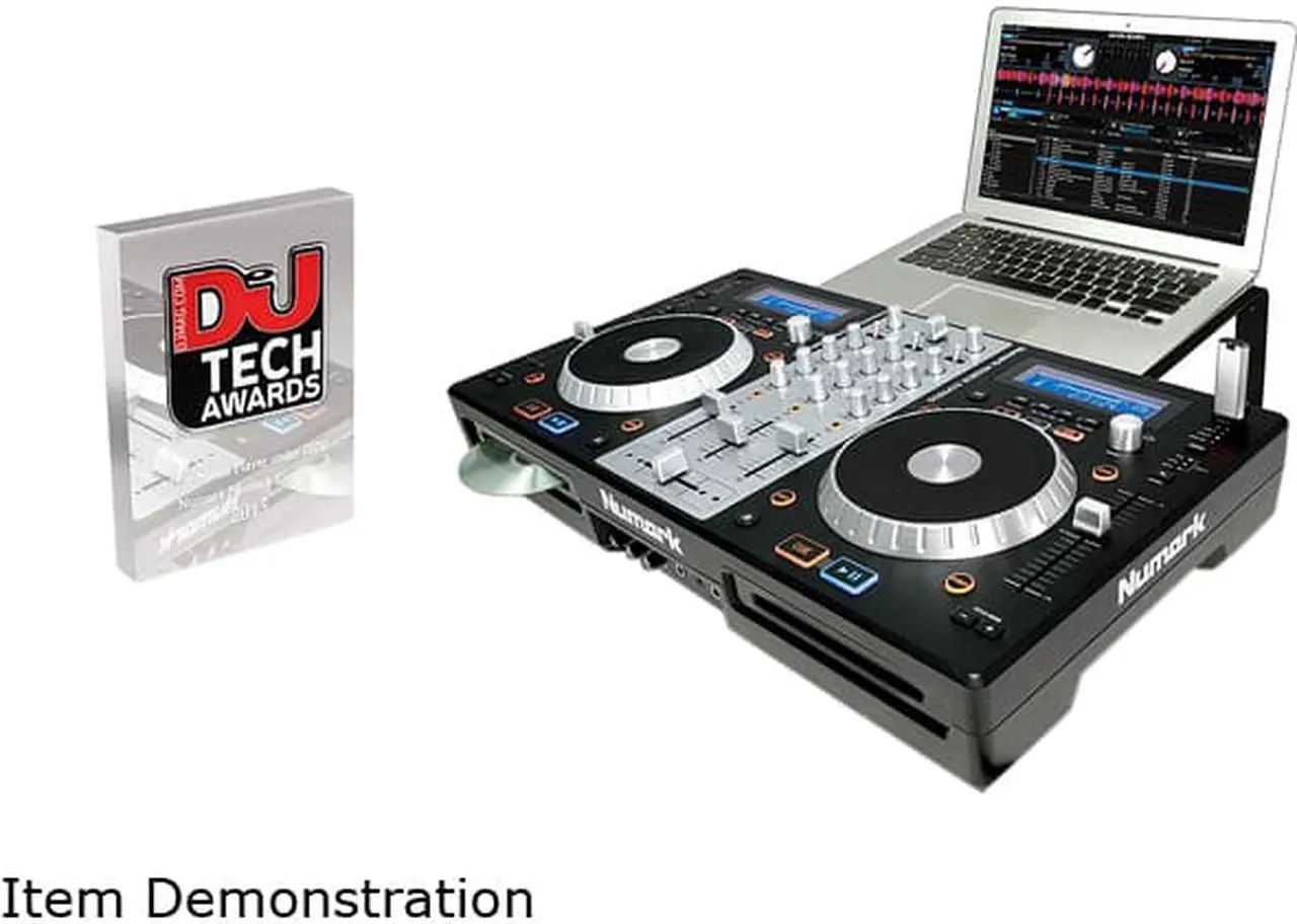 Alt view image 4 of 4 - Numark Mixdeck Express DJ Controller with CD/USB DJ Software Computer Controller & I/O Package