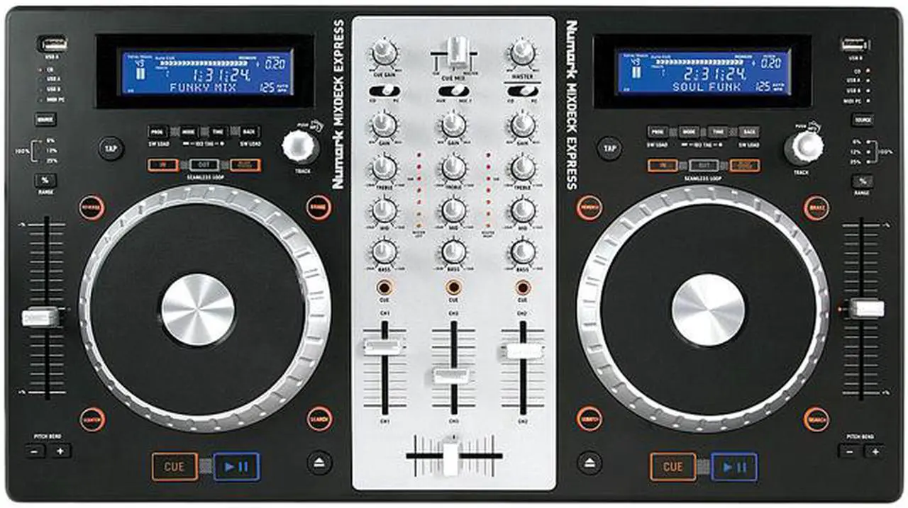 Main image of Numark Mixdeck Express DJ Controller with CD/USB DJ Software Computer Controller & I/O Package