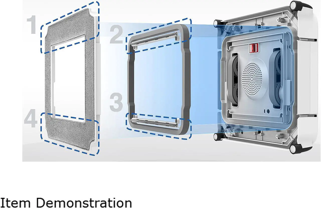 Alt view image 10 of 17 - ECOVACS WINBOT W850 Robotic Window Cleaner