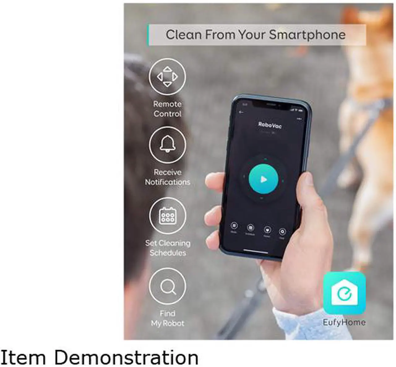 Alt view image 5 of 6 - eufy BoostIQ RoboVac 15C MAX, Wi-Fi Connected, Super-Thin, 2000Pa Suction, Quiet, Self-Charging Robotic Vacuum Cleaner, Cleans Hard Floors to Medium-Pile Carpets, Black